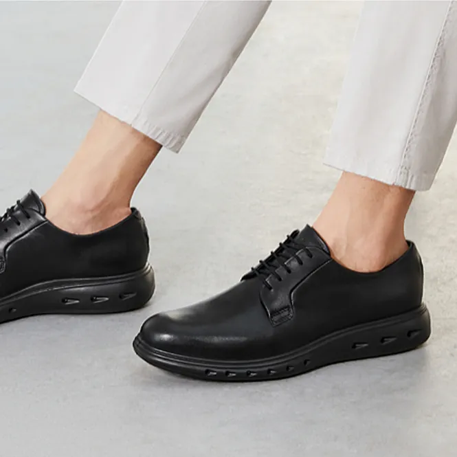 Ecco Mixed Water Resistant 720 Casual Shoes Men's Black-5