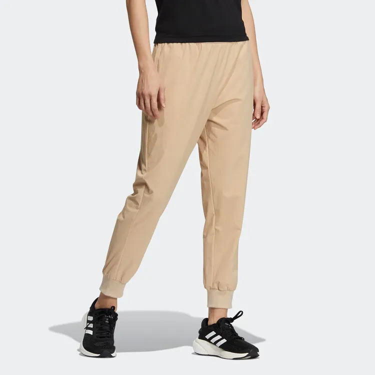 Adidas Knitted Sweatpants Women's Khaki-3