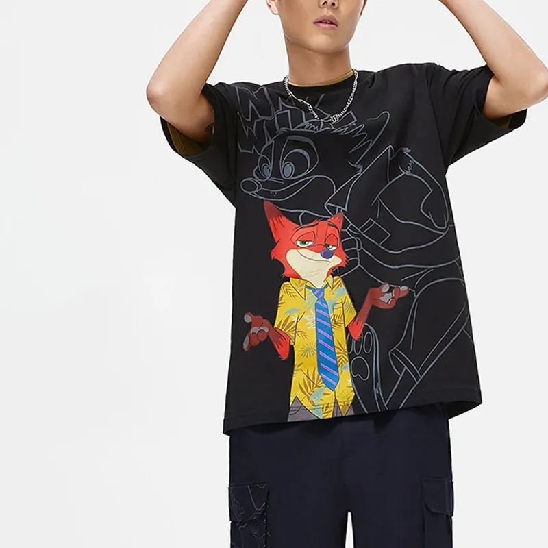LiNing Disney T Shirt Men's Black-5