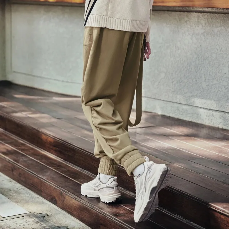 LINING CF Tracing Casual Pants Men Khaki-2