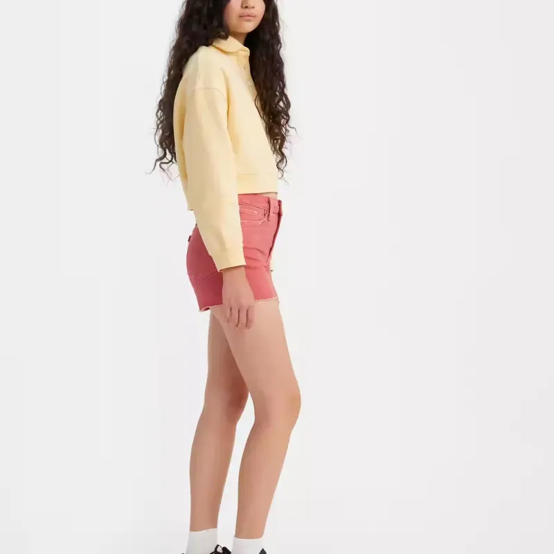 Levis Denim Shorts Women's Pink-3