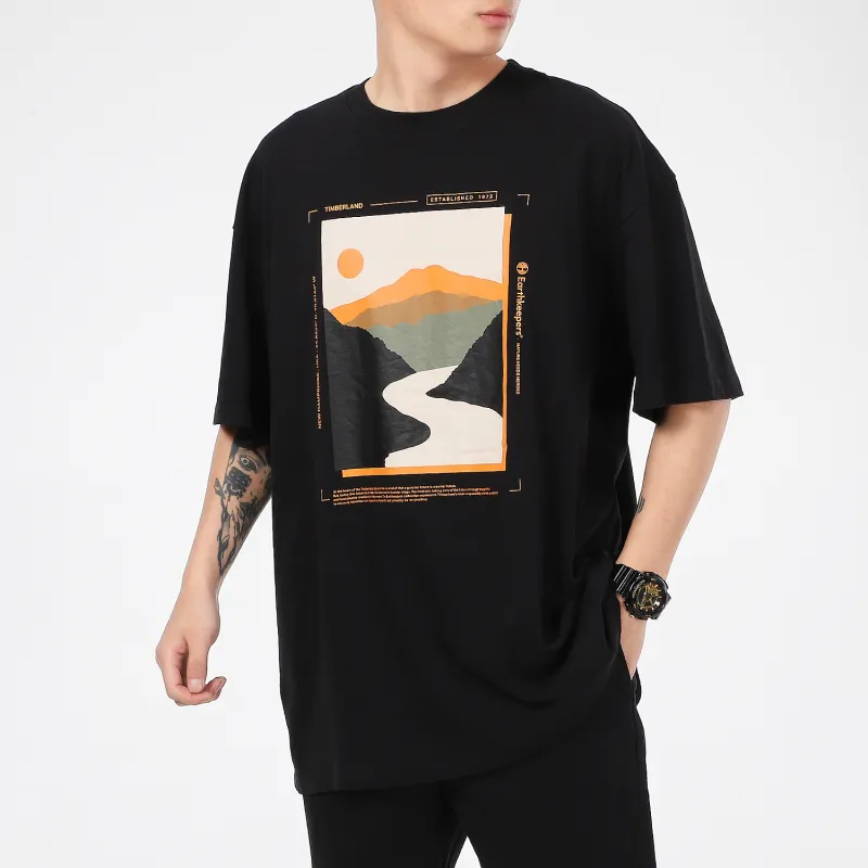 Timberland T Shirts Men Black-2