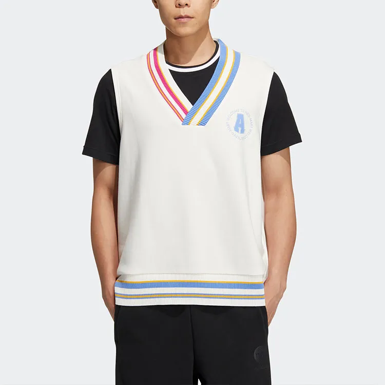 Adidas Vests Unisex Beige-1