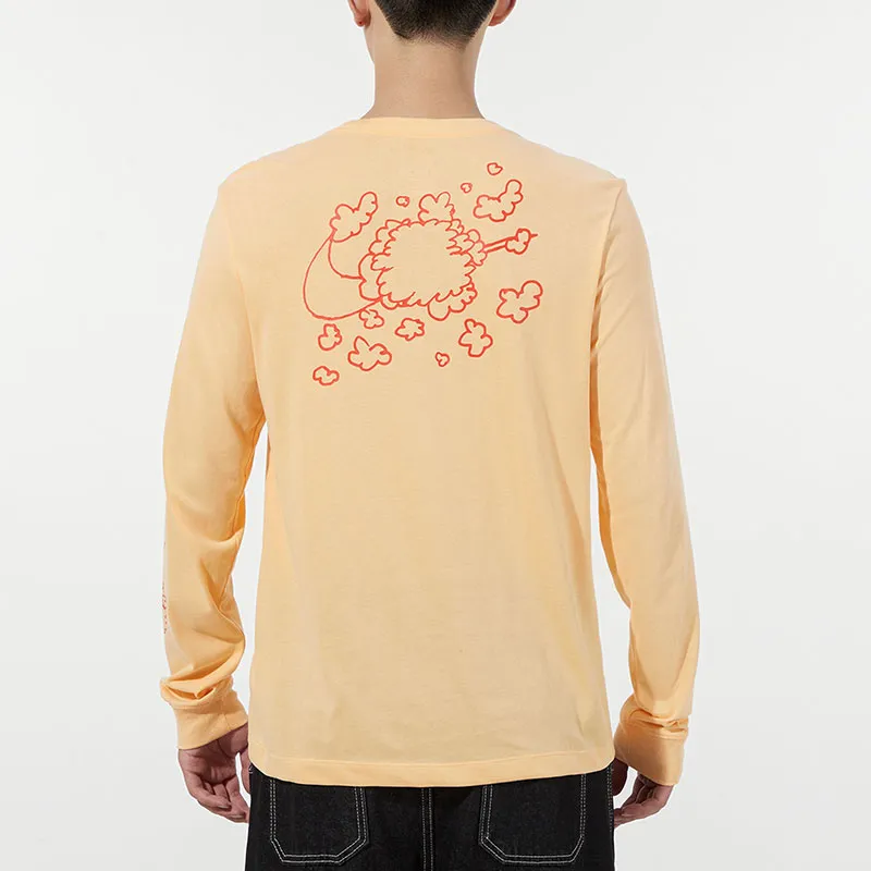 Nike T Shirts Men Apricot-3