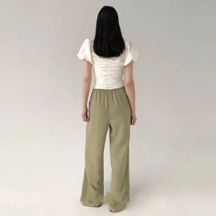 ZHOUMIAO Casual Pants Women's-5