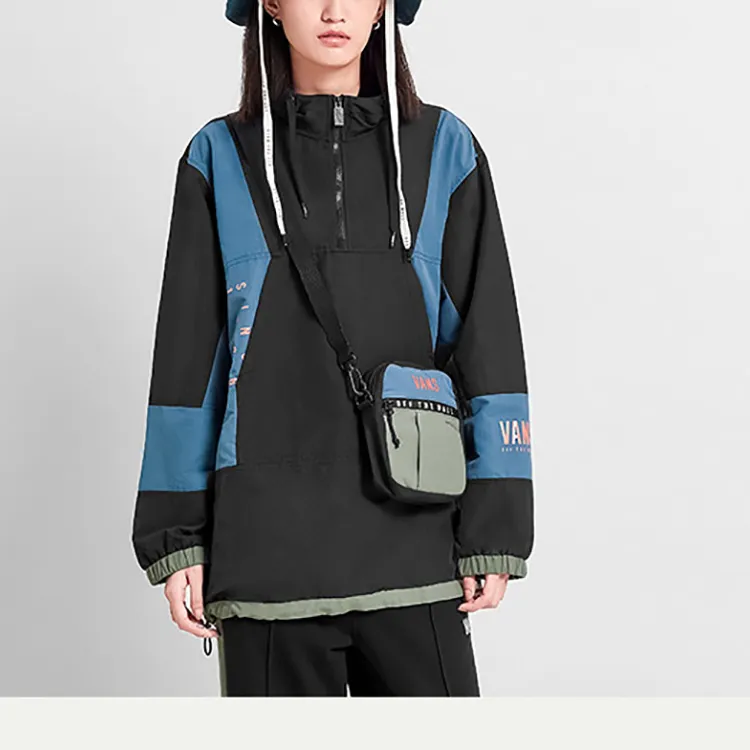 Vans Polyester Shoulder Bag Crossbody Bag Mini Unisex Olive Green/Blue-5