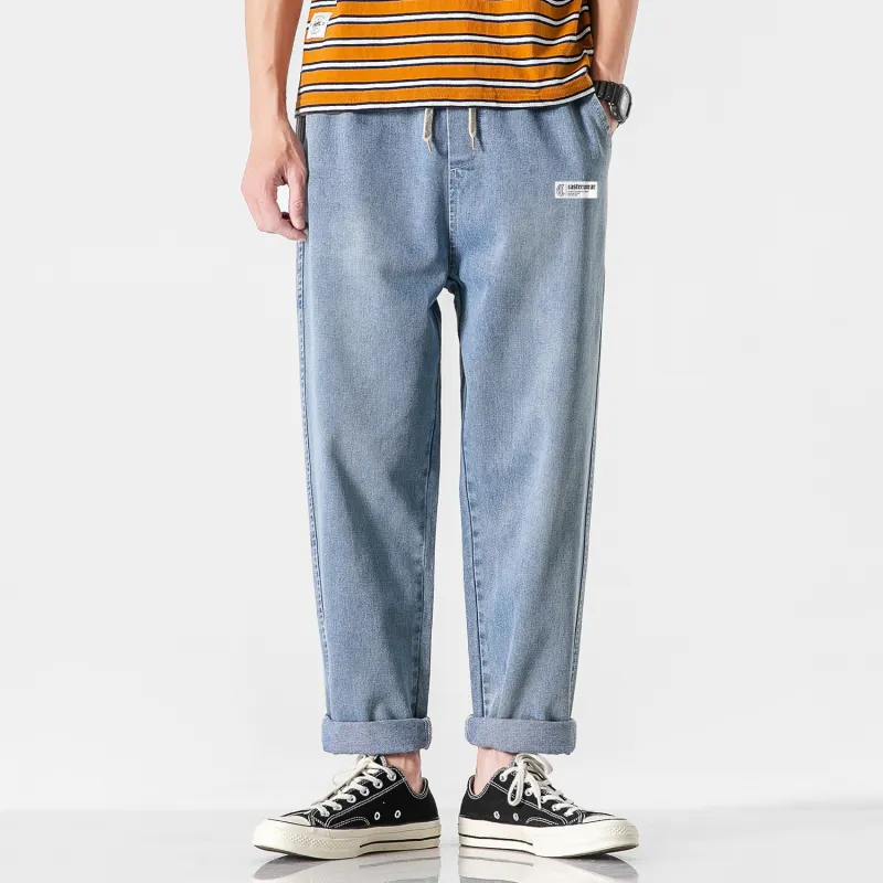 CASTERWEAR SS22 Straight Thin Jeans Fall Unisex Light Blue-4