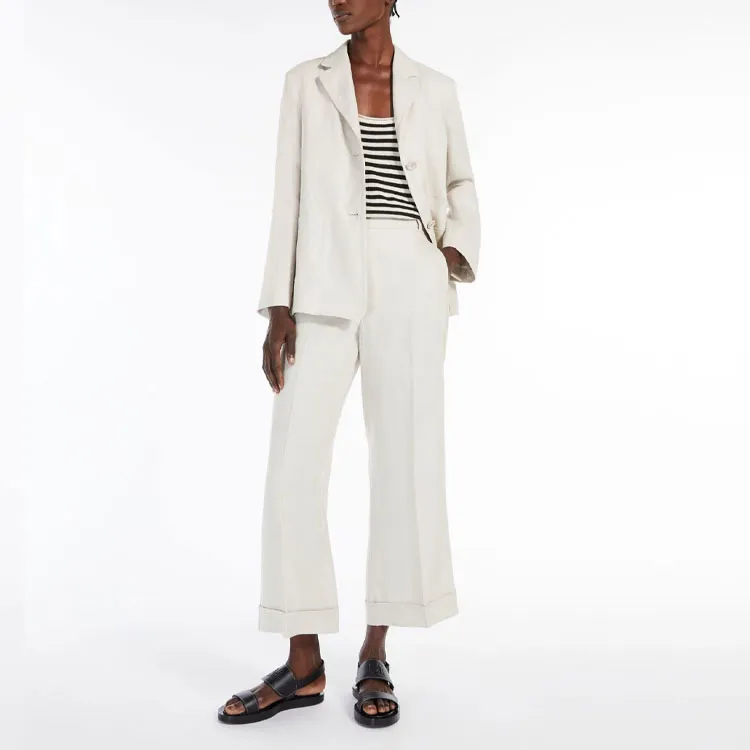'S MAX MARA Casual Pants Women's Ecru-1
