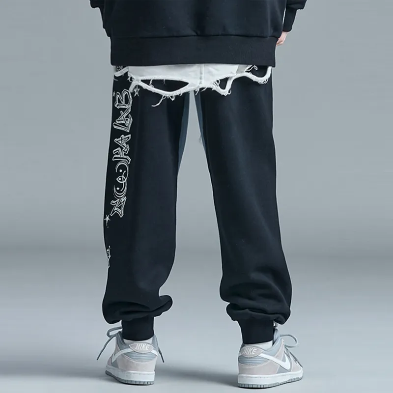 Guuka Knitted Sweatpants Unisex Blue-7