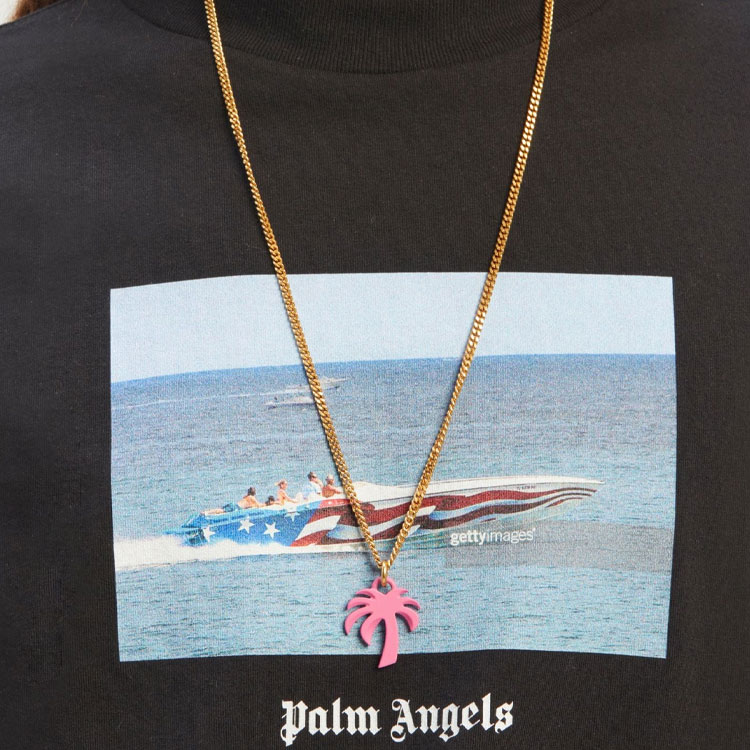 ☆Palm Angels☆Tシャツ Getty Speed Boat Classic Palm Angels Getty Speedboat Classic Tee | REVERSIBLE