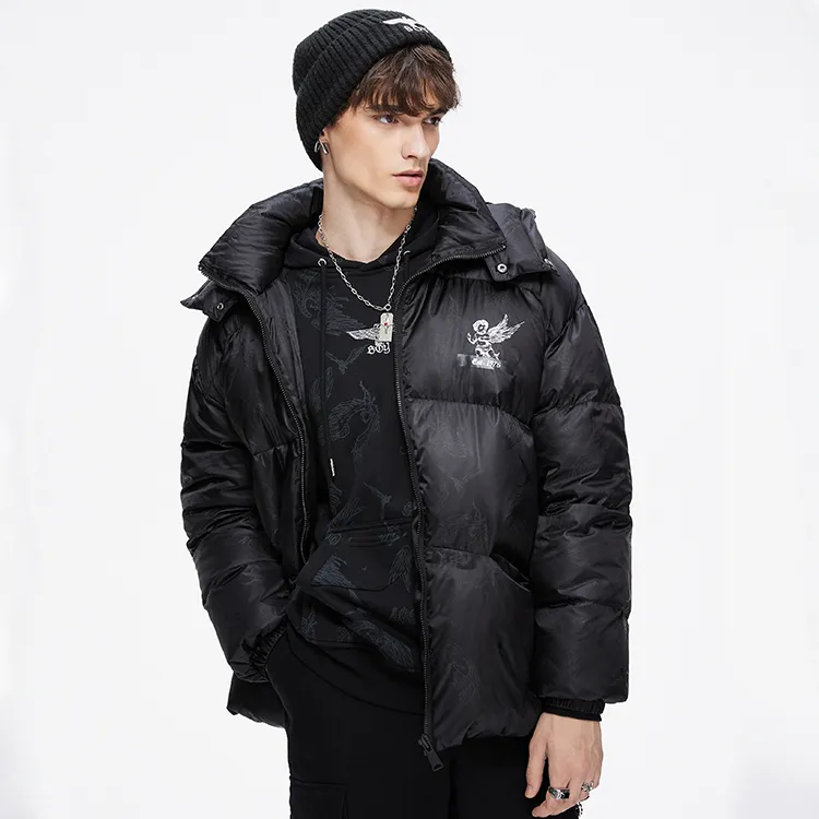 Boy London Down Jacket Winter Unisex Black-5