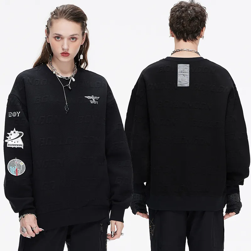 Boy London Sweatshirts Unisex Black-2