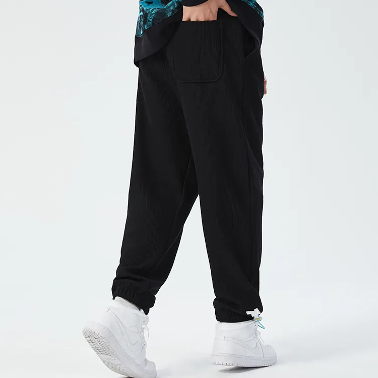 OLRIK Fall Winter Knitted Sweatpants Unisex-5