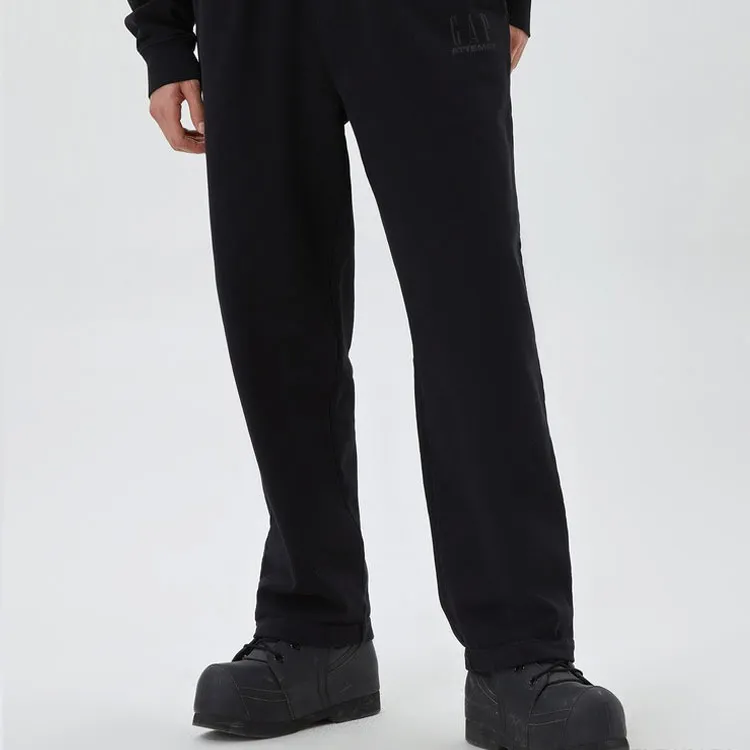 Attempt X GAP X ATTEMPT Knitted Sweatpants Unisex Black-2