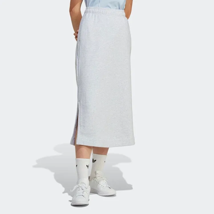 Adidas Casual Long Skirts Women's Light Gray-1