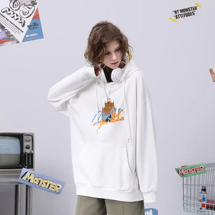 Bt Hooded Loose Fit Regular Sweatshirt Men's-9