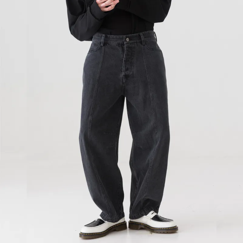 MODITEC Straight Jeans Unisex Black-5