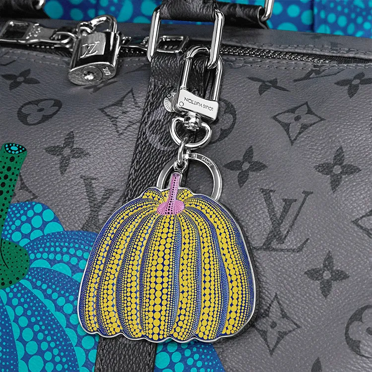 LOUIS VUITTON Lv X Yk Pumpkin Key Holder & Bag Charm-2