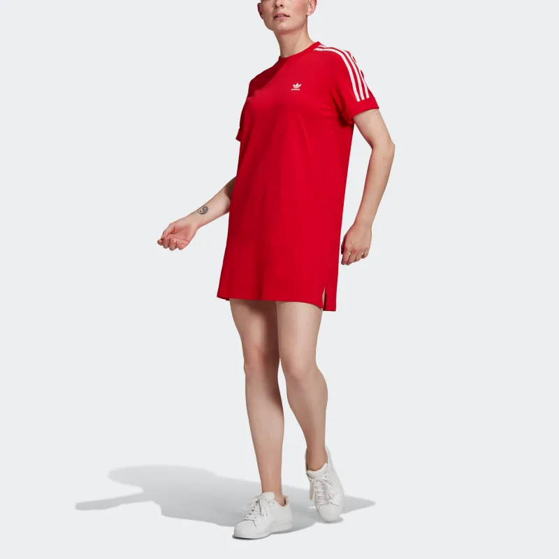 Adidas Originals Short Sleeved Dresses Women's Light Scarlet-1
