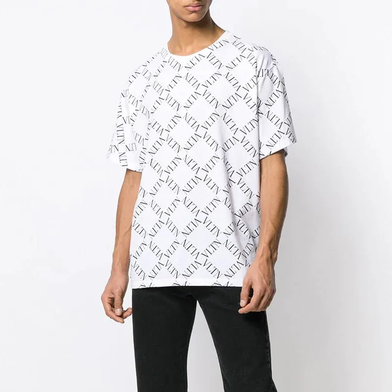 Valentino T Shirts Men White-2