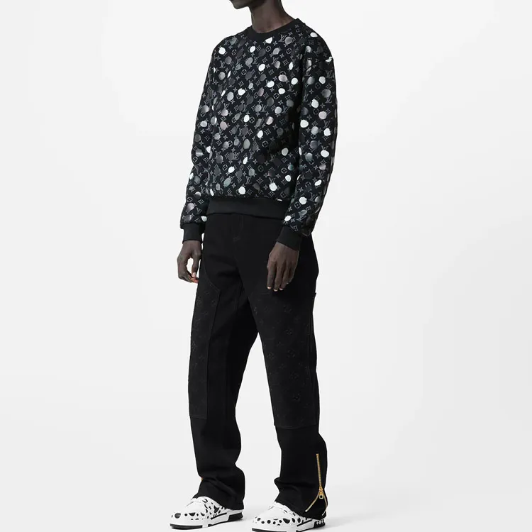 LOUIS VUITTON X Yayoi Kusama Infinity Dots Printed Crewneck-2