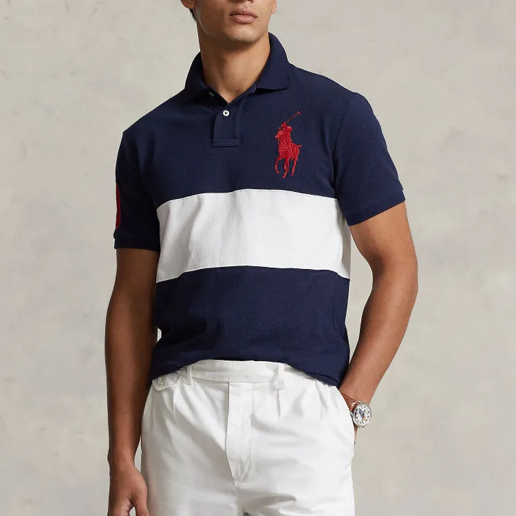Polo Ralph Lauren SS23 Polo Shirt Men's Marine Blue-2