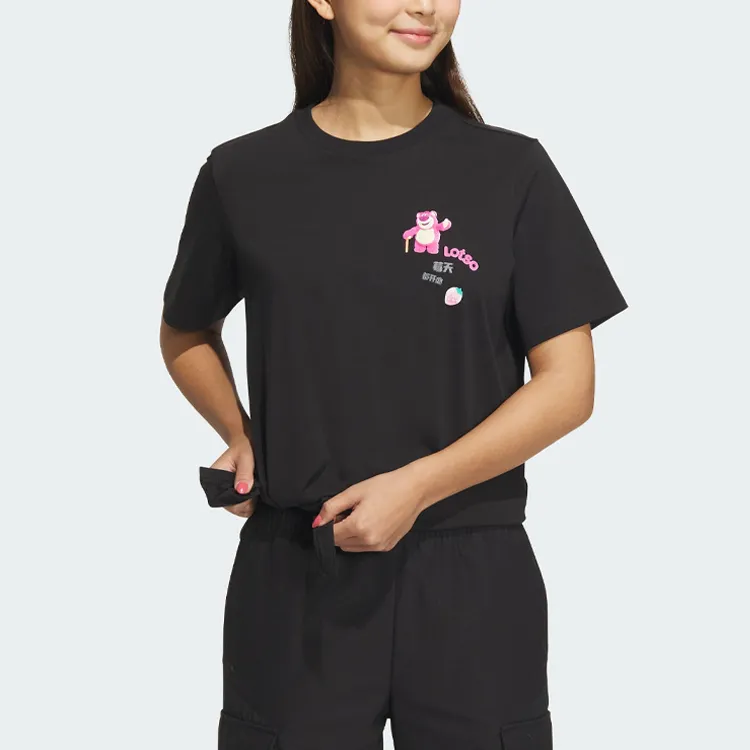 Adidas Neo x CAOMEIXIONG,LIANMINGKUAN SS23 T Shirt Women's Black-1