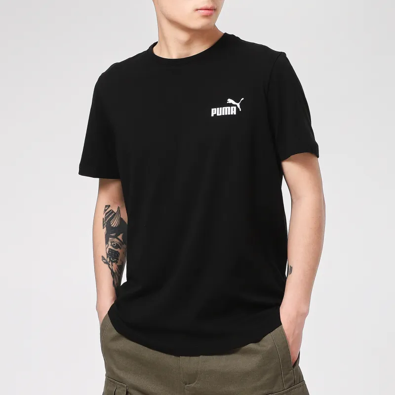 PUMA T Shirts Men Black-2