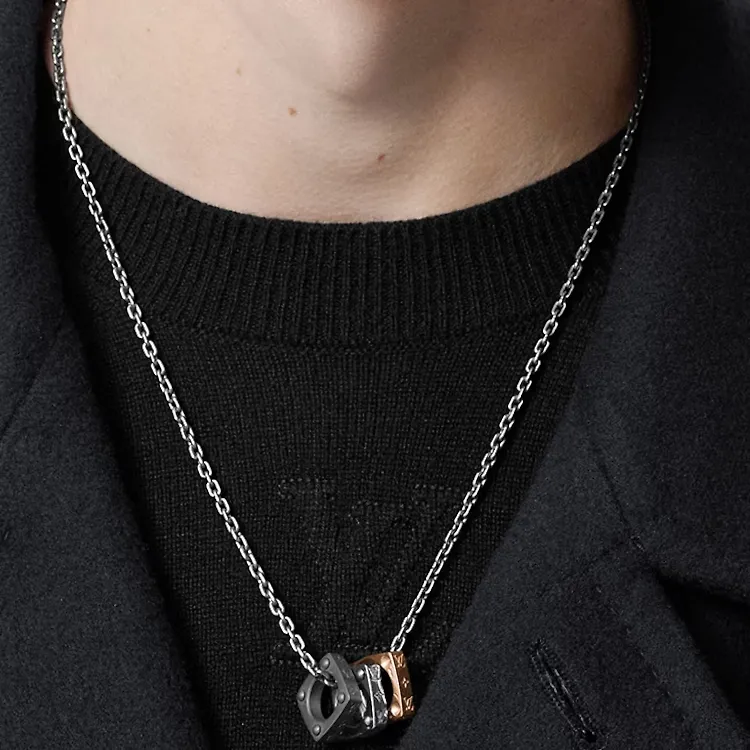 LOUIS VUITTON Monogram Bold Necklaces Men-2