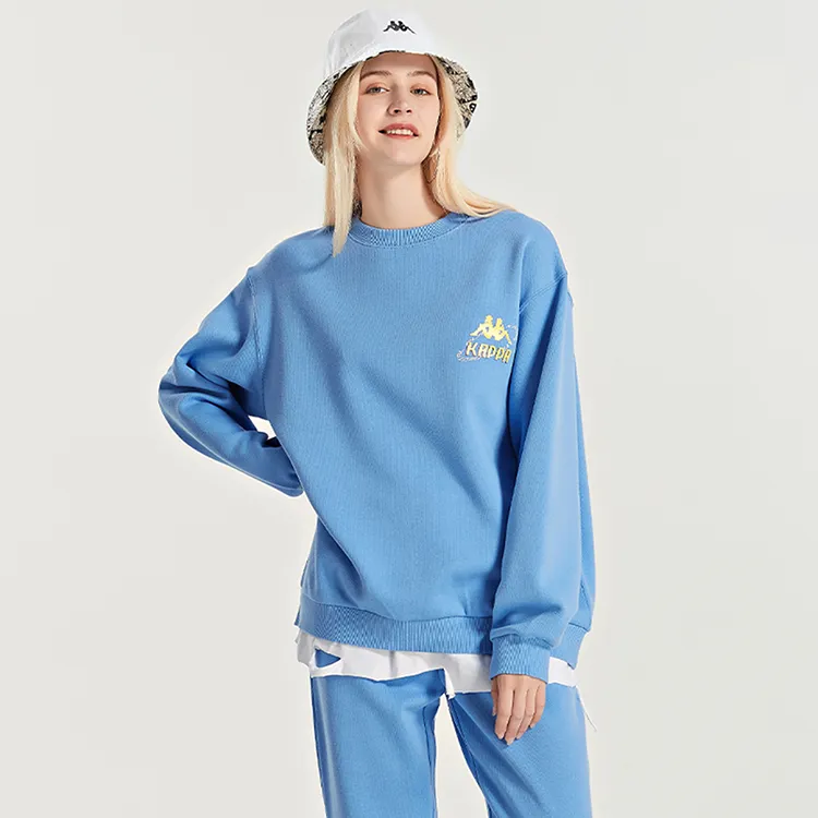 Kappa Crew Neck Loose Fit Sweatshirt Spring Autumn And Winter Unisex-14