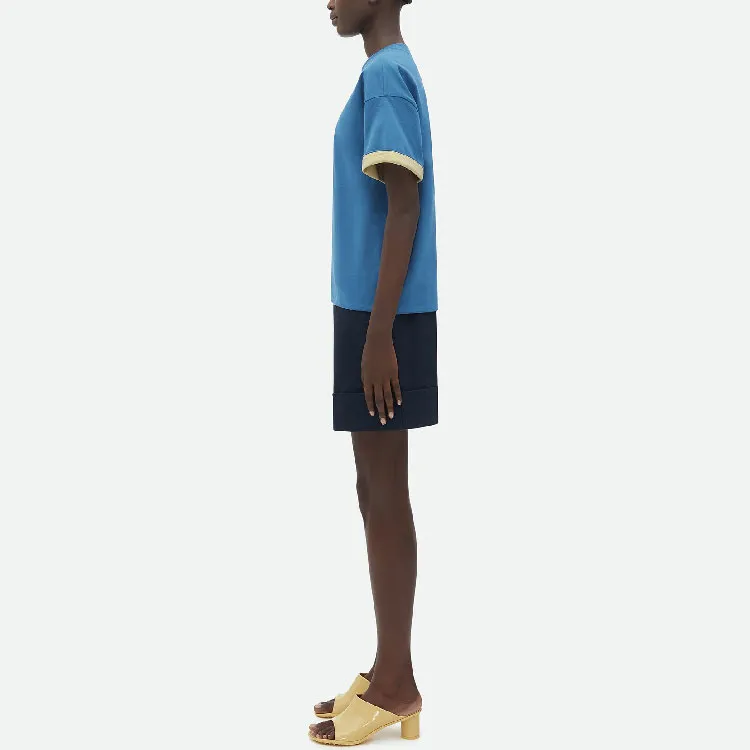 Bottega Veneta T Shirts Women's Surfing Blue-3