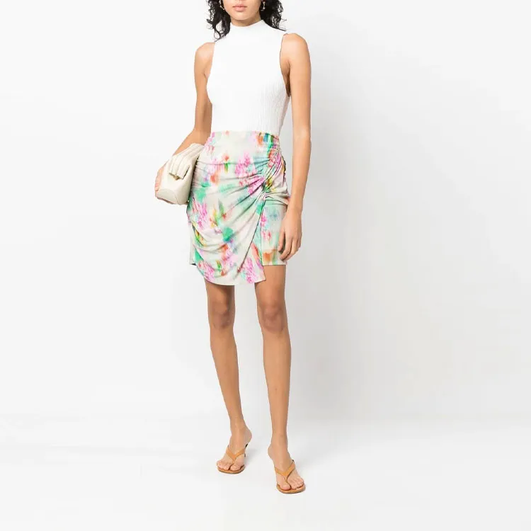 IRO NIGHT Zirana Twist High waisted Skirt-1