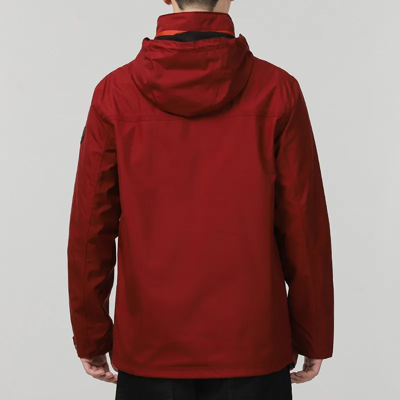 Timberland Windbreaker Jackets Men Red-5