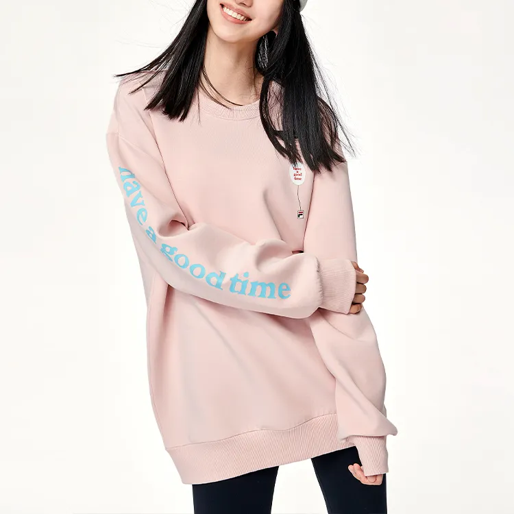 FILA Have A Good Time Collection Sweatshirts Unisex Octopus Pink-4