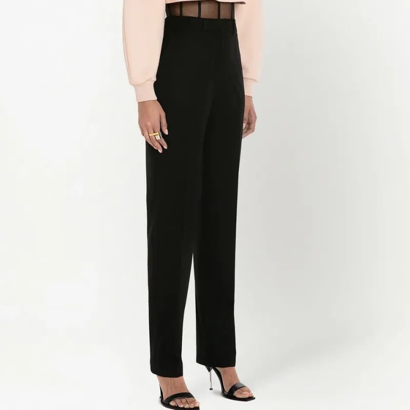 Alexander McQueen High-Waist Pleat Detailed Trousers-2