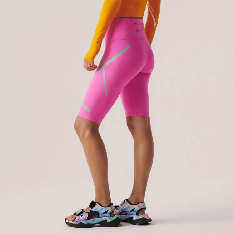 Adidas x Stella McCartney SS23 Sports Shorts Women's Cream Pink-4