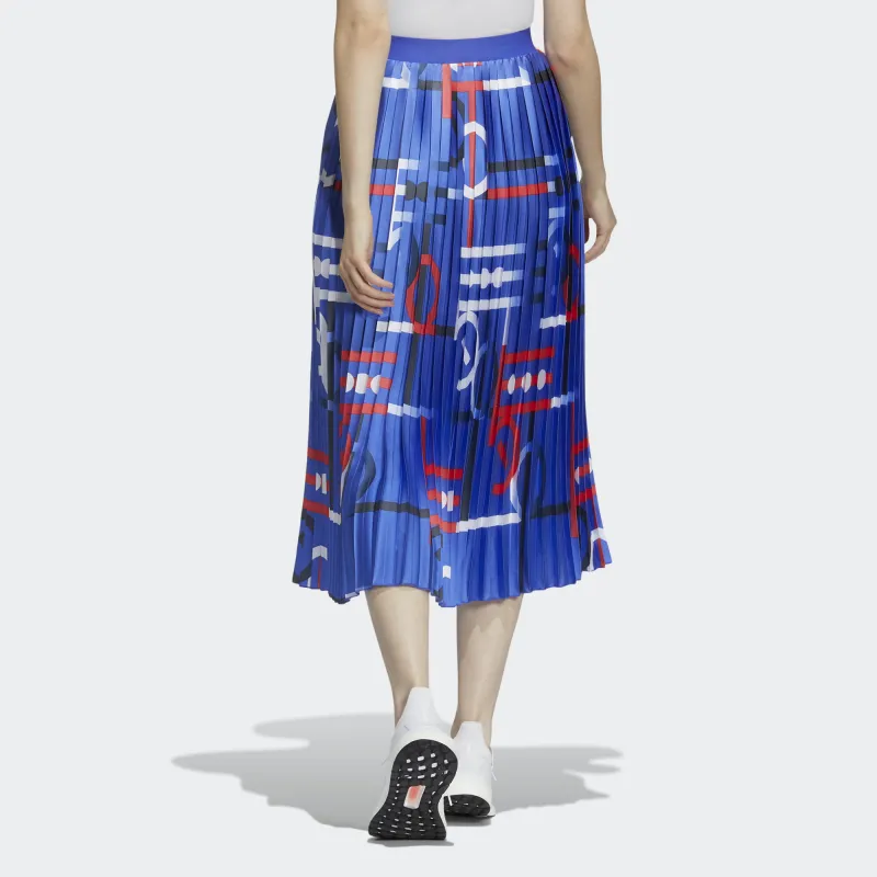 Adidas Casual Long Skirts Women's Blue-3