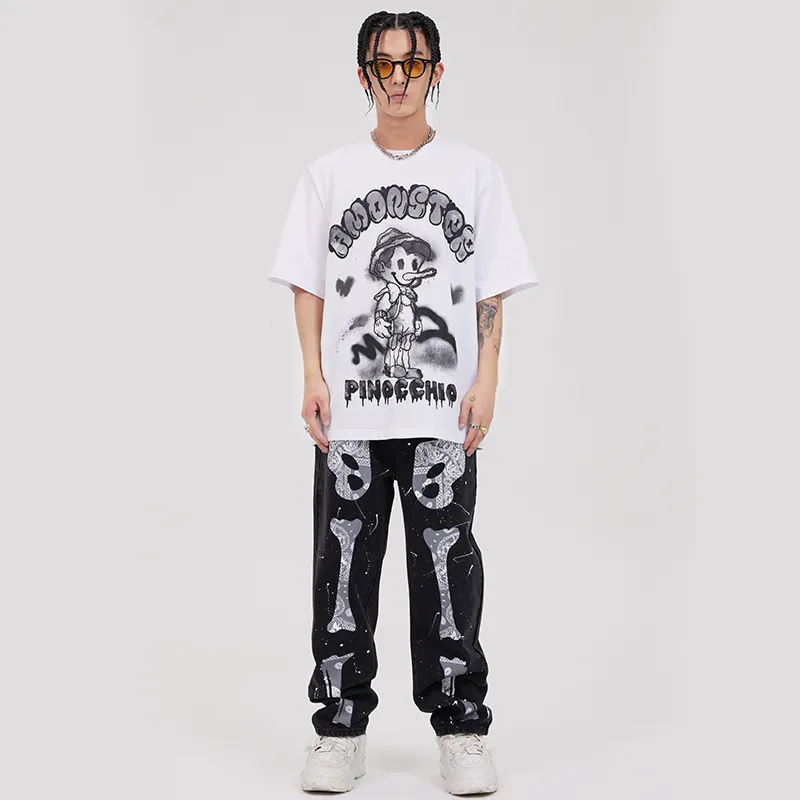 AMONSTER Straight T Shirt Unisex-8