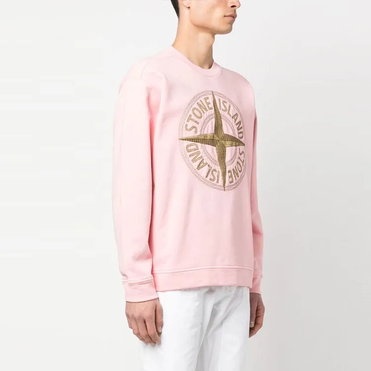 STONE ISLAND Sweatshirt Men's Pink-3