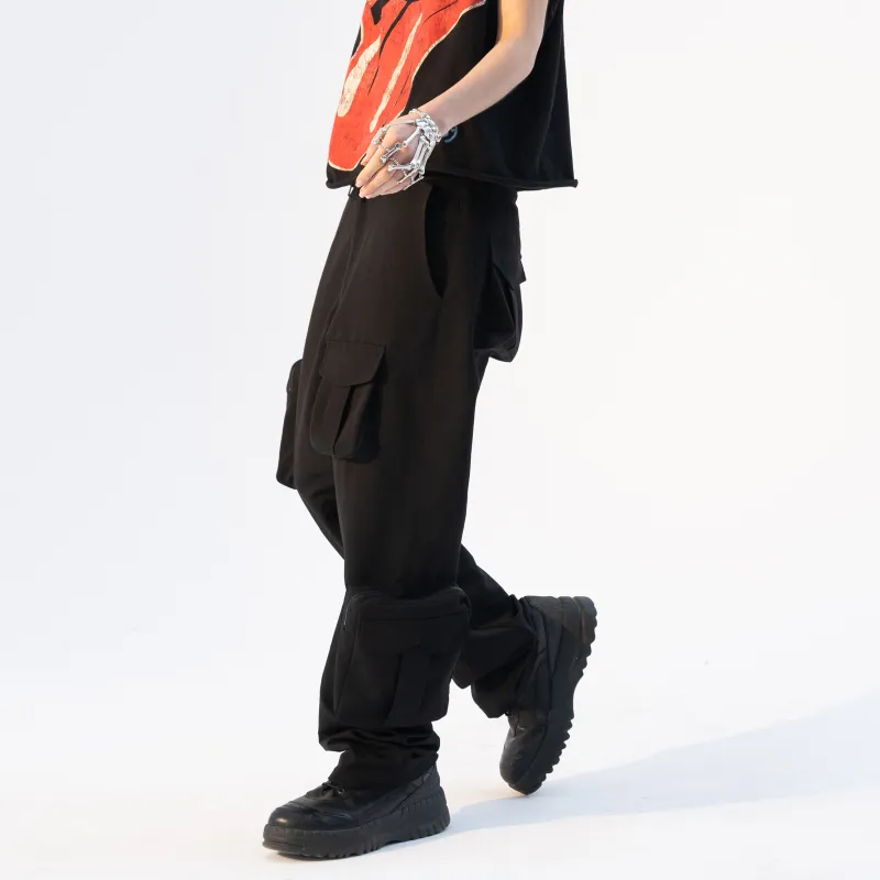 MODITEC Casual Pants Unisex Black-3