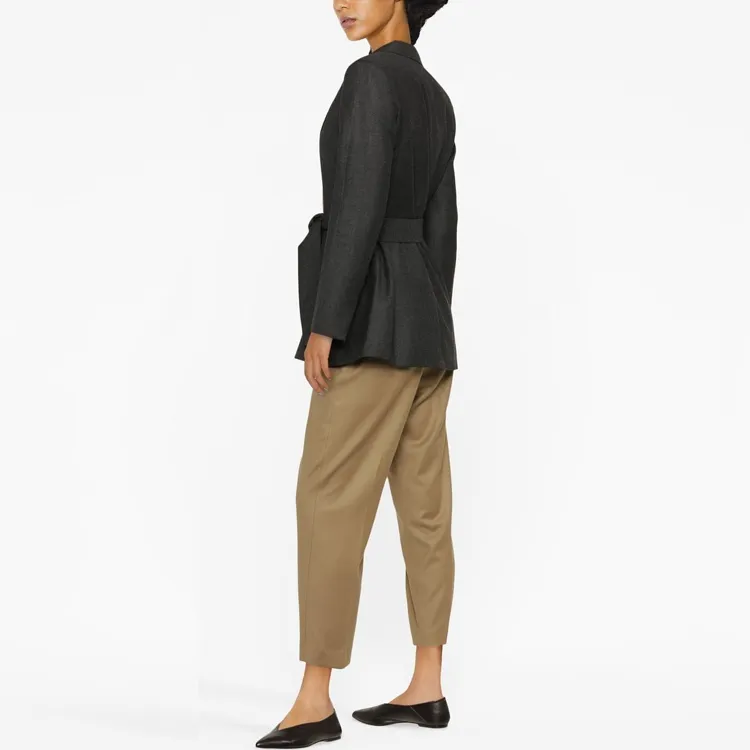 THEORY Jackets Women's Charcoal Gray-3
