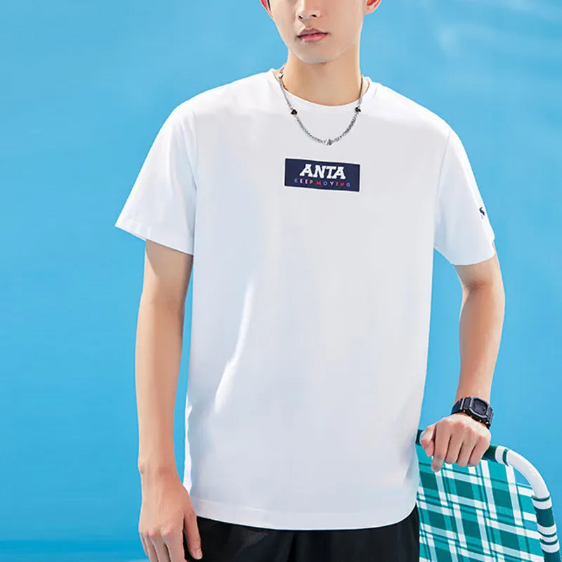 Anta Life Collection T Shirt Unisex Snowflake White-3