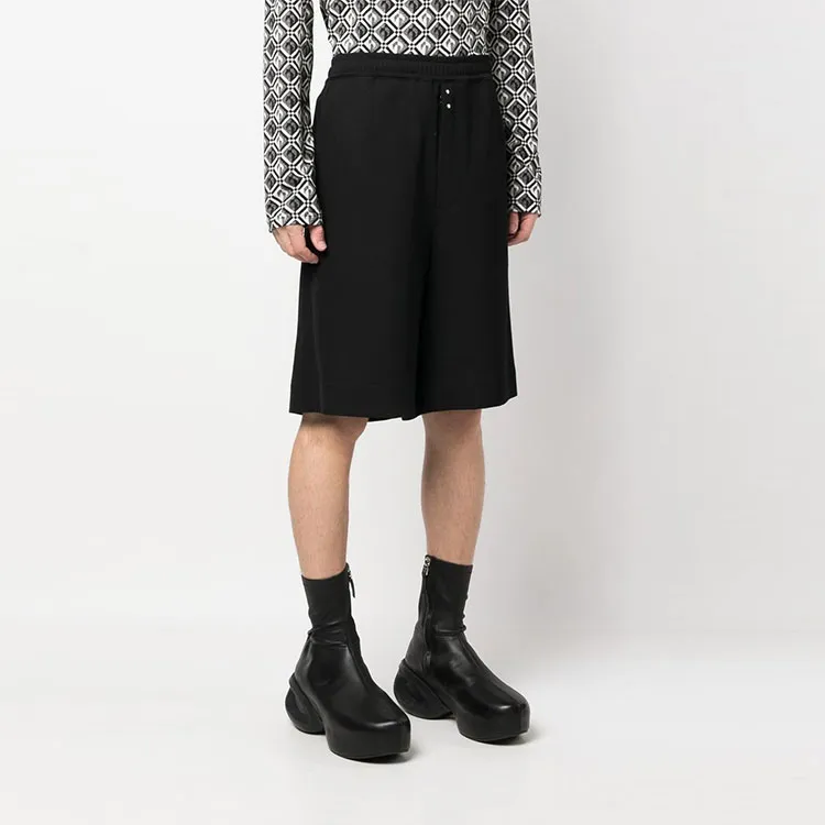 MM6 Maison Margiela Casual Shorts Men's Black-3