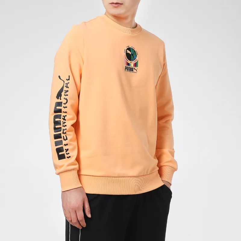 PUMA Sweatshirts Men Peach Pink-4