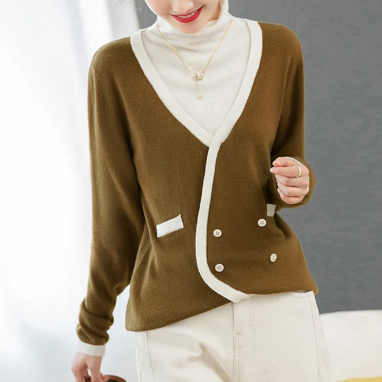 Dme Knitwear Women's Camel-1