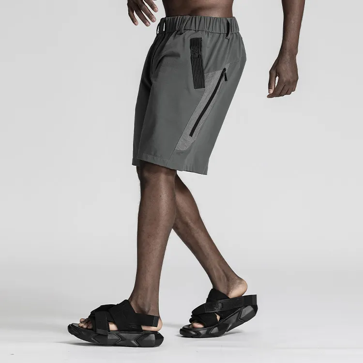 NORVINCY Urban Techwear Badge Cargo Shorts Unisex-7