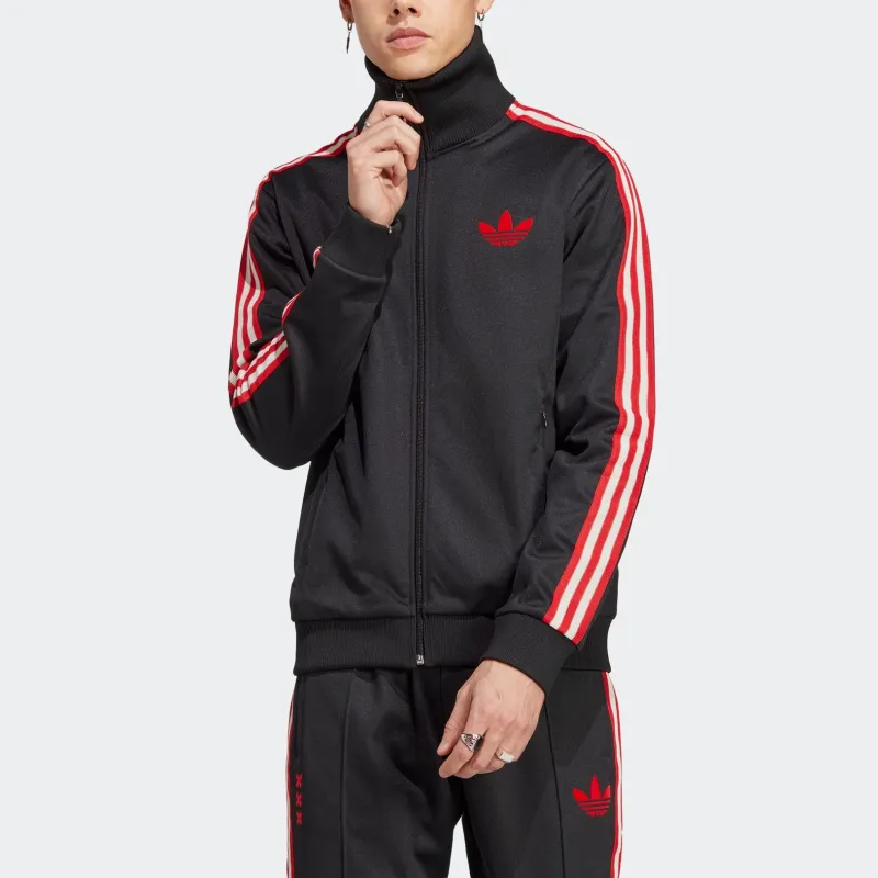 Adidas originals Ajax Amsterdam OG Track Jacket Black - POIZON