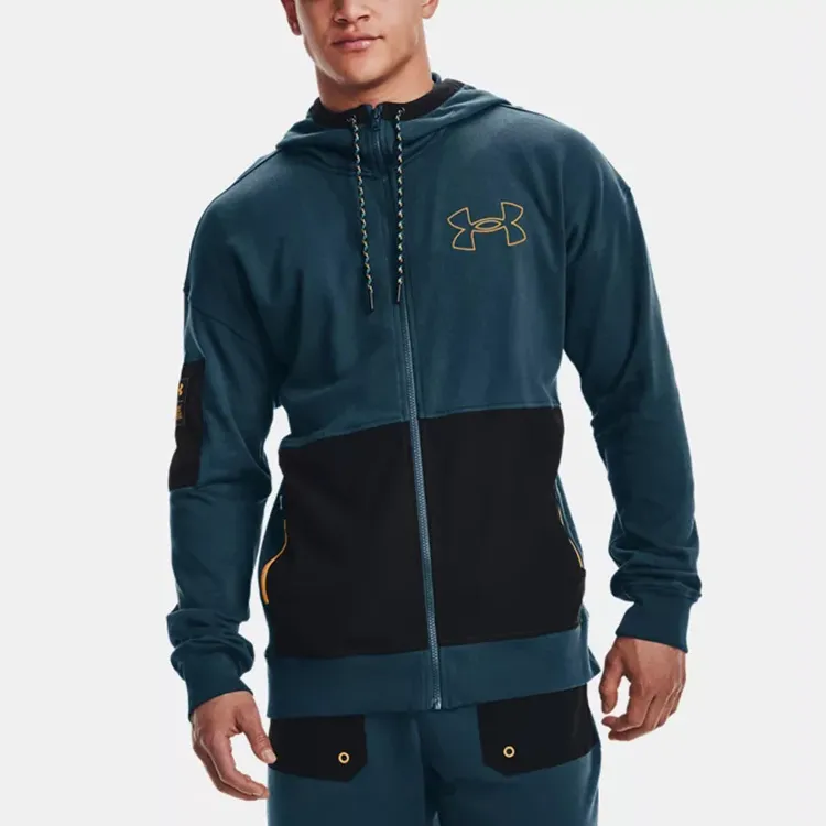 Under Armour Rival Jackets Men Dark Cyan-3