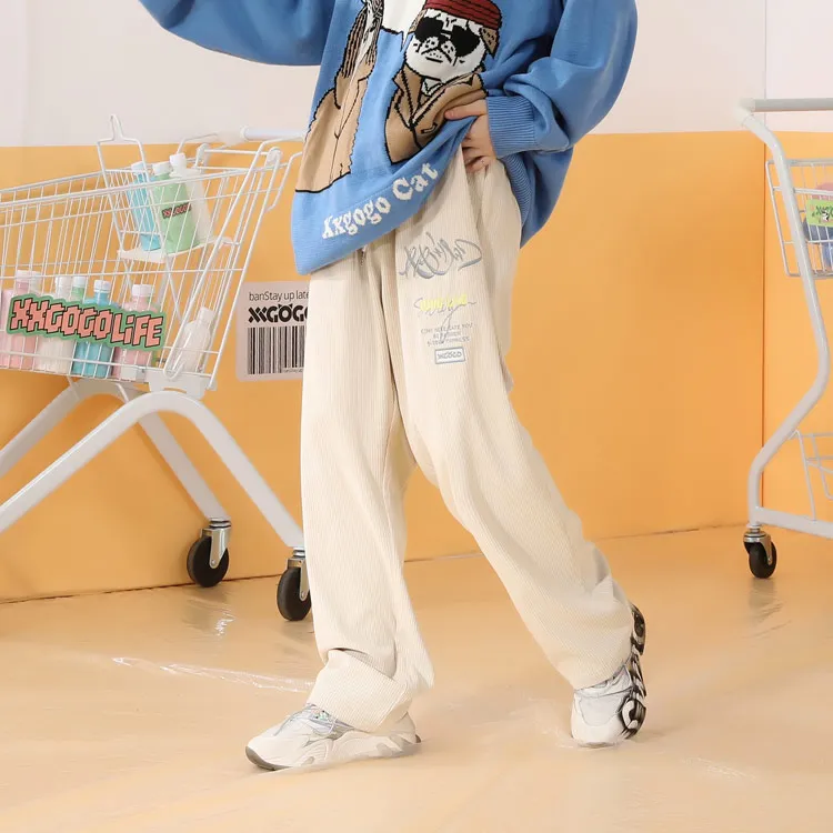 XXGOGO Straight Casual Pants Unisex-9