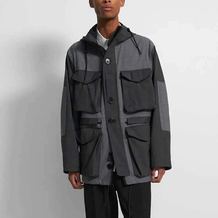 THEORY Jackets Men Gray-3